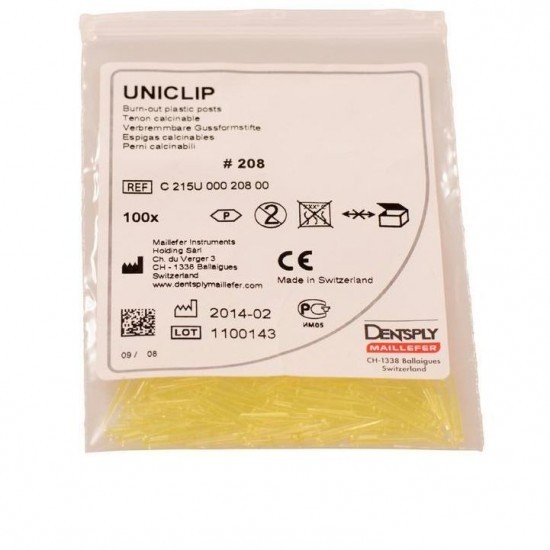 Uniclip - штифты беззольные (0,8мм)