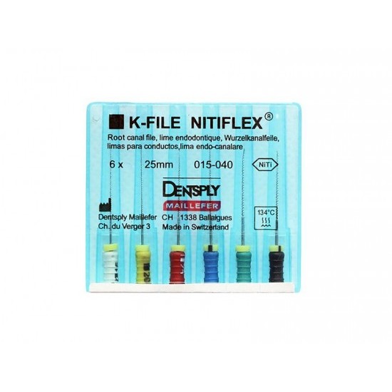 K-File nitiflex - ручной инструмент для расширения корневого канала