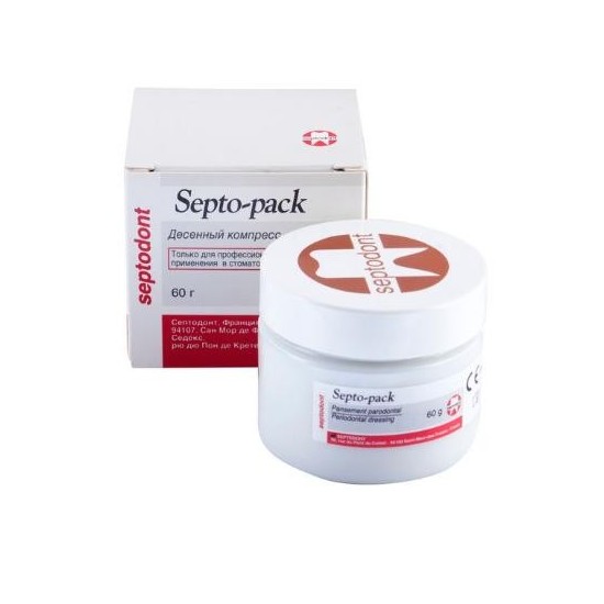 Septo-pack - компресс для десны после локального лечения периодонта