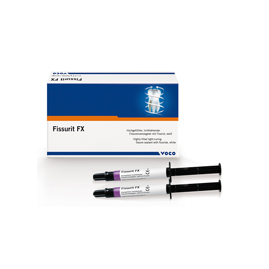 Fissurit FХ - светоотверждаемый высоко насыщенный фторид для пломбирования фиссур и ямочек