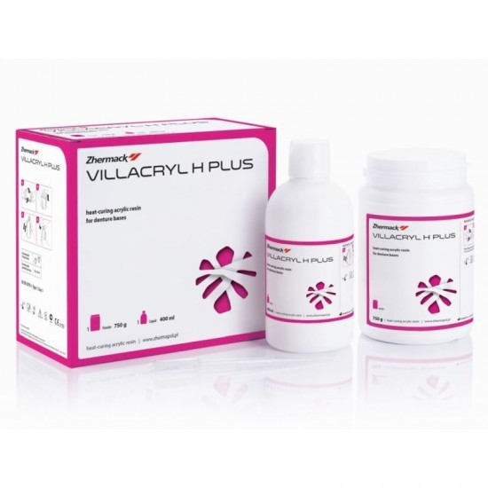 Villacryl H Plus - акриловый материал горячей полимеризации для изготовления базисов съёмных зубных протезов