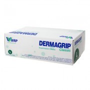 Dermagrip - перчатки латексные, нестерильные, смотровые, неопудренные